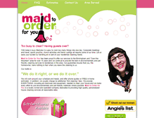 Tablet Screenshot of maidtoorderforyou.com